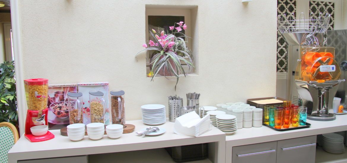 daily buffet breakfast (eur 13 per person)