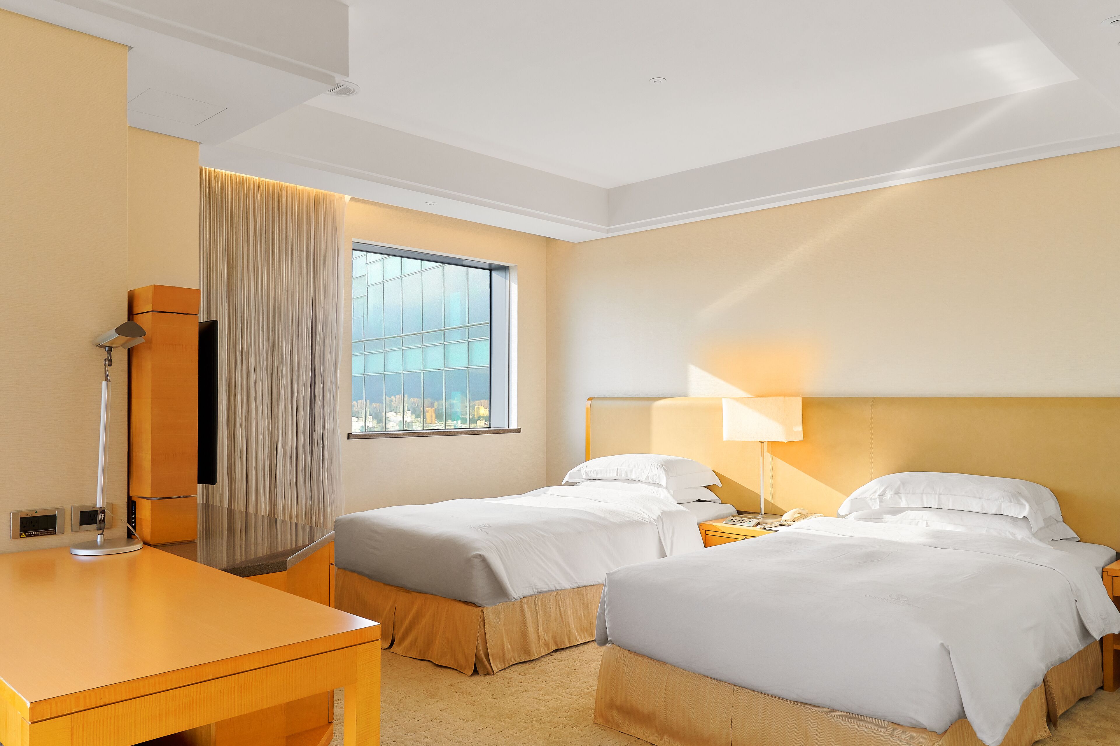 deluxe twin room, 2 single beds | view from room
