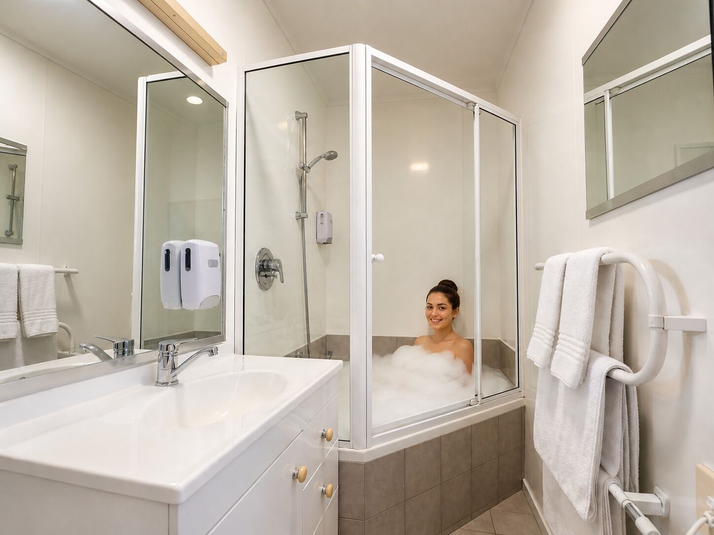 Chambre exécutive, bain à remous