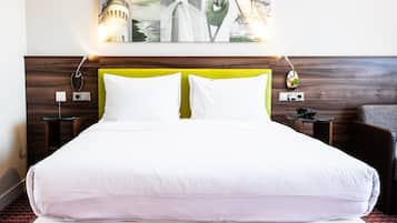 Værelse - 1 queensize-seng - handicapvenligt - ikke-ryger | Pengeskab på værelset, lydisolering, strygejern/strygebræt