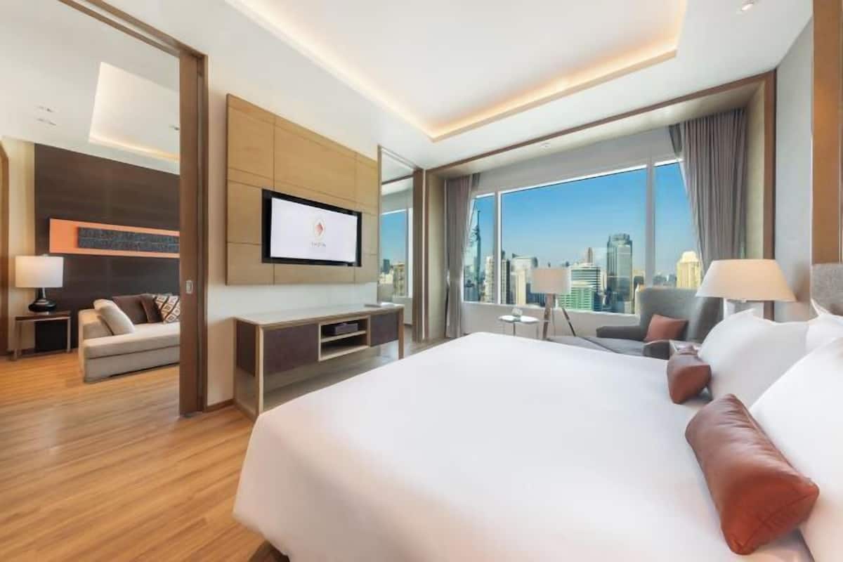 1 Schlafzimmer, hochwertige Bettwaren, Minibar, Zimmersafe