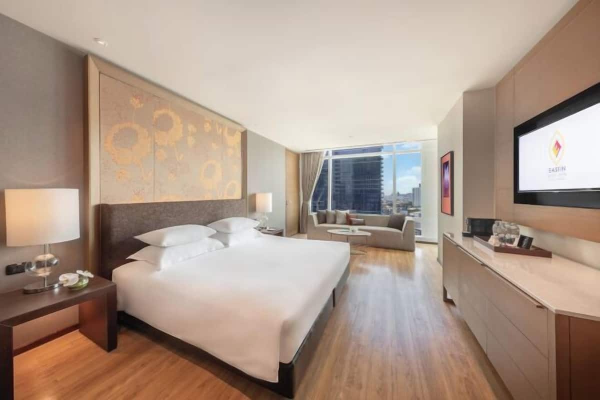 1 Schlafzimmer, hochwertige Bettwaren, Minibar, Zimmersafe