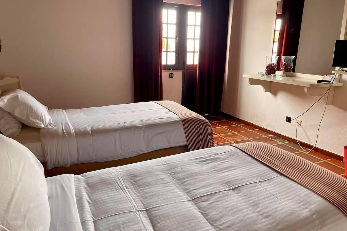 Chambre Standard avec lits jumeaux, vue jardin