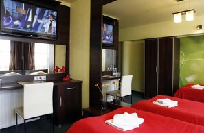 Desk, iron/ironing board, free WiFi