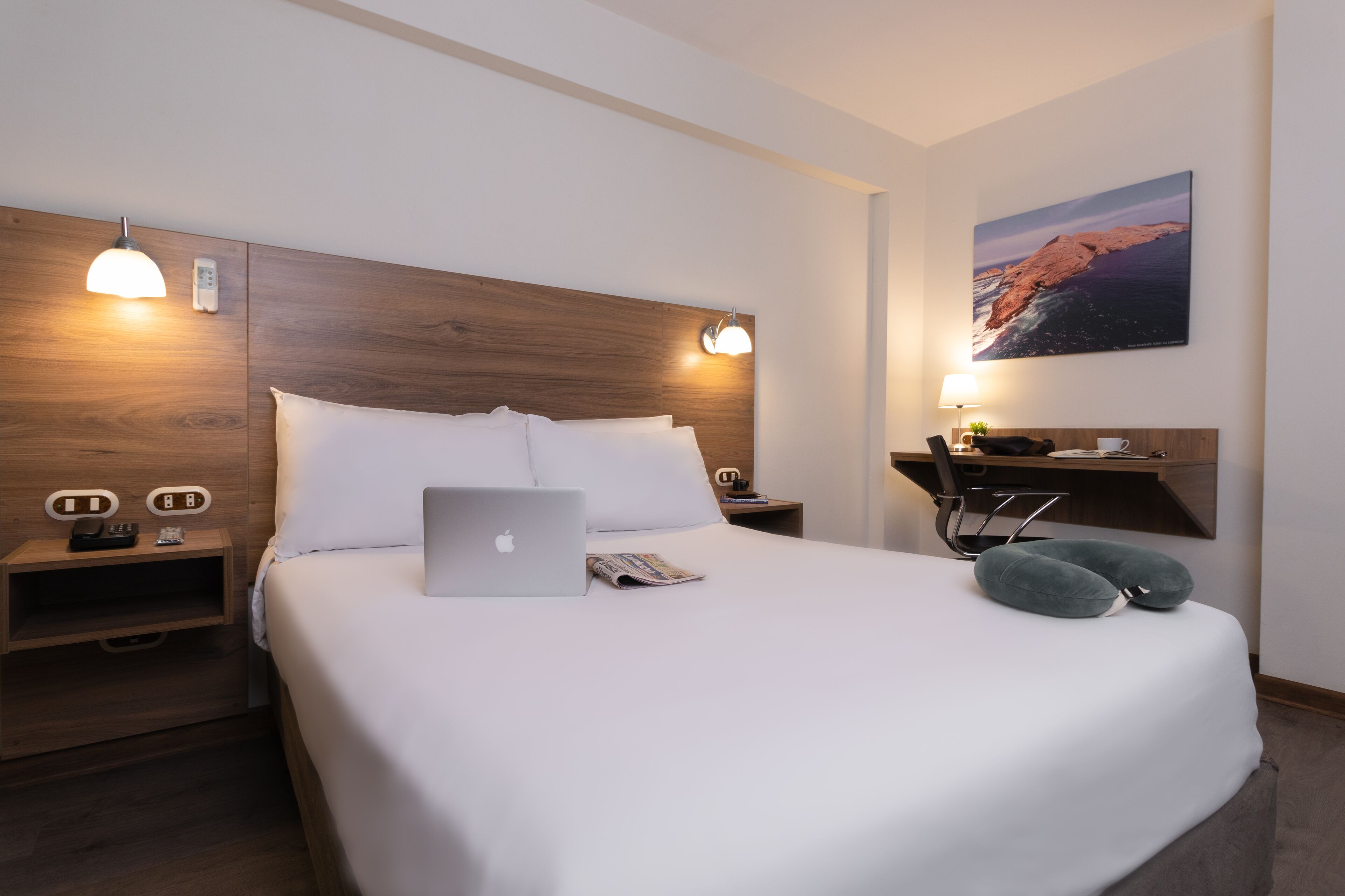superior double room | in-room safe, desk, laptop workspace, iron/ironing board
