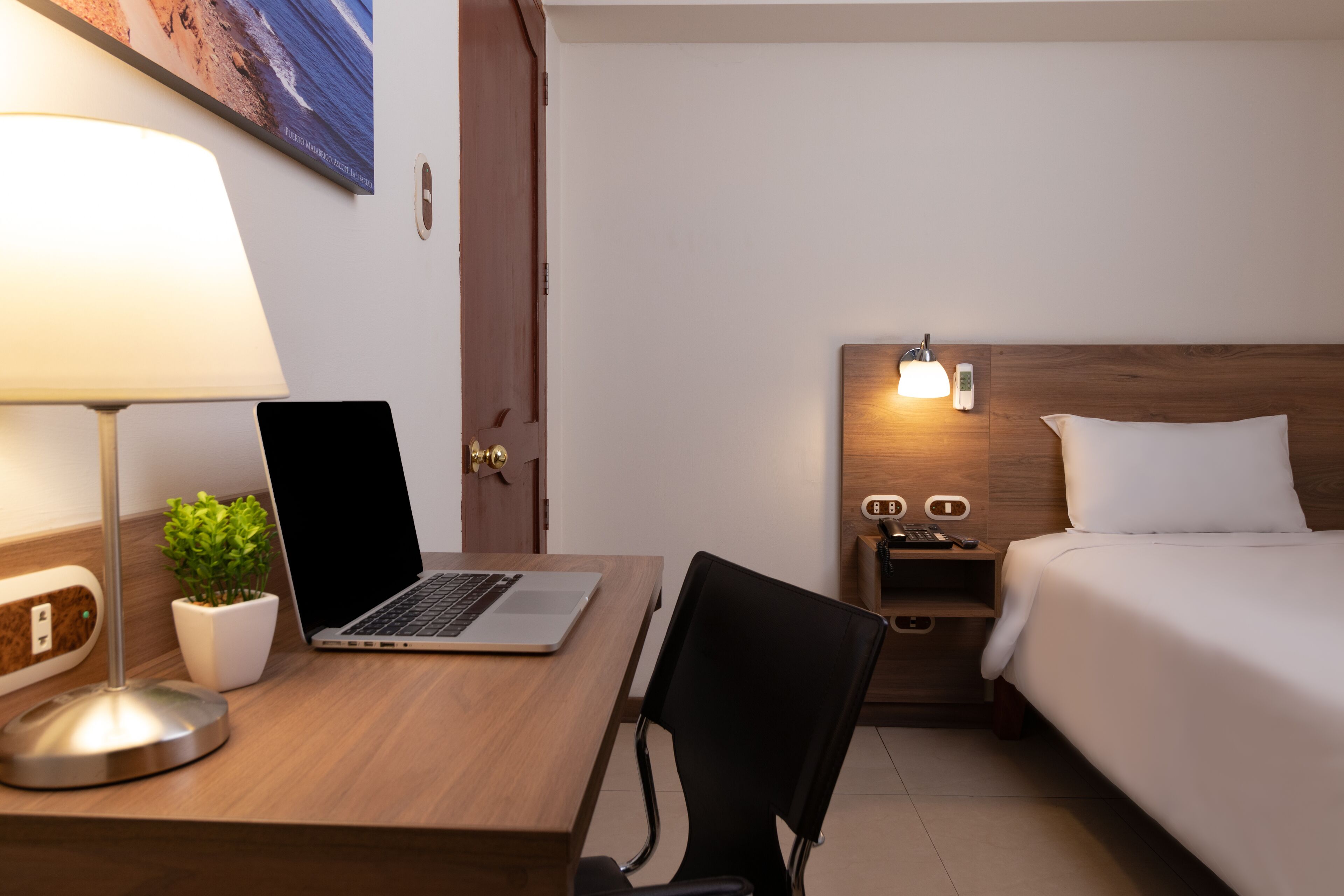 single room | in-room safe, desk, laptop workspace, iron/ironing board