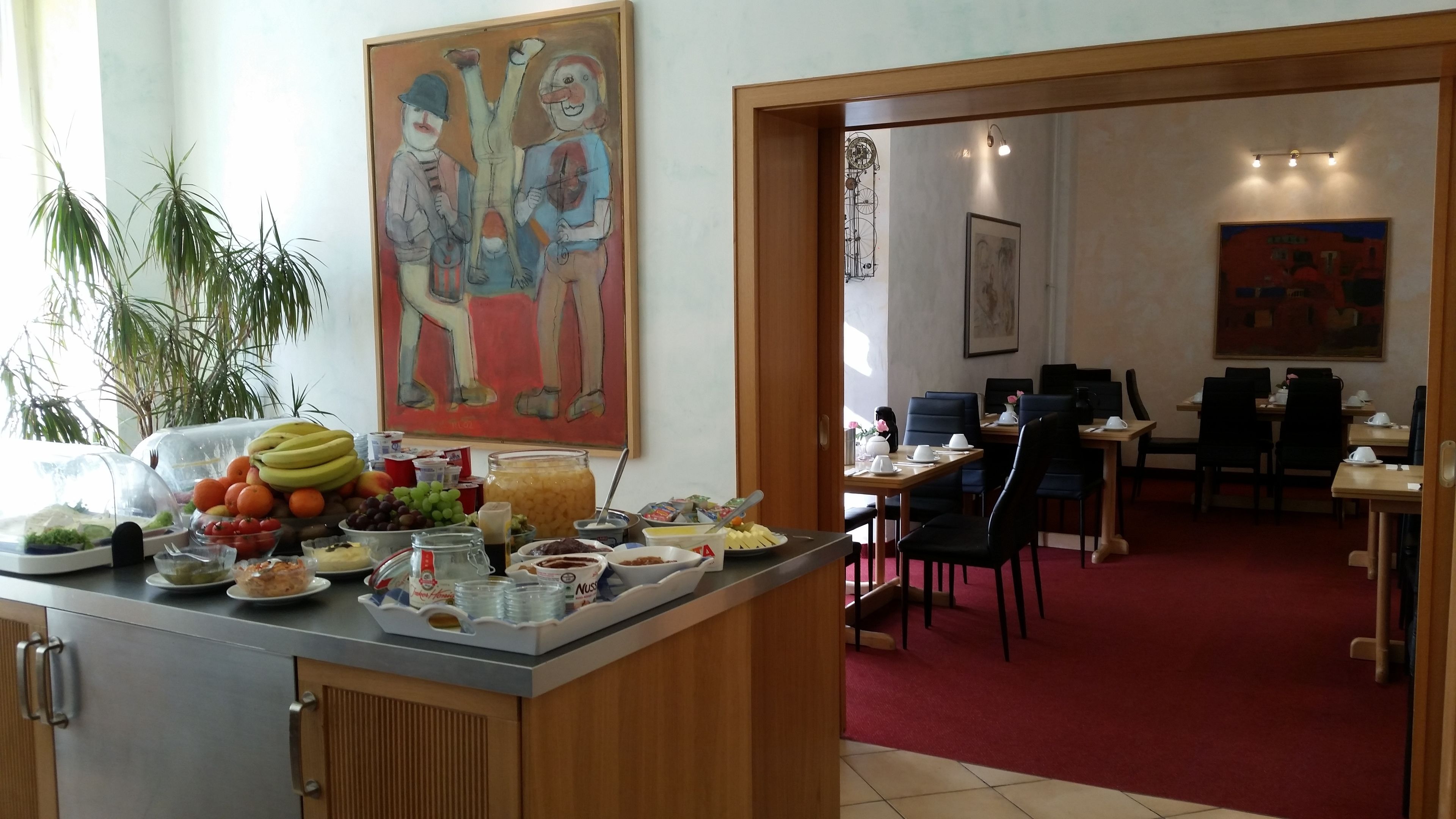 Daily buffet breakfast (EUR 10 per person)