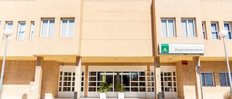 Overnatningsstedets facade