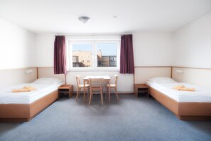 In-room safe, desk, blackout curtains, free cots/infant beds