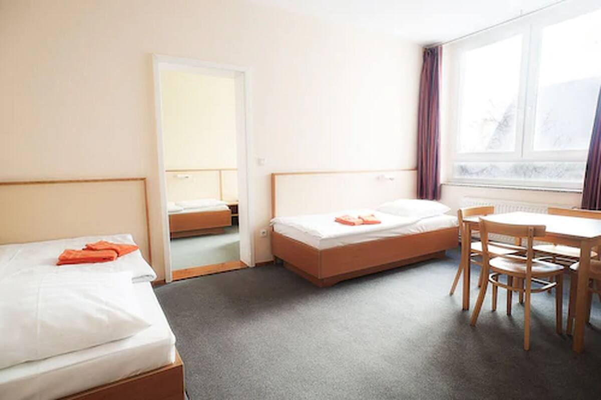 In-room safe, desk, blackout curtains, free cots/infant beds
