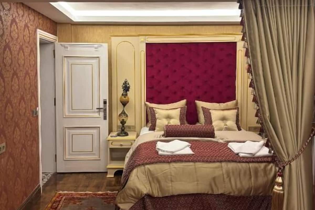 Quarto casal real | Roupas de cama premium, frigobar, cofres nos quartos