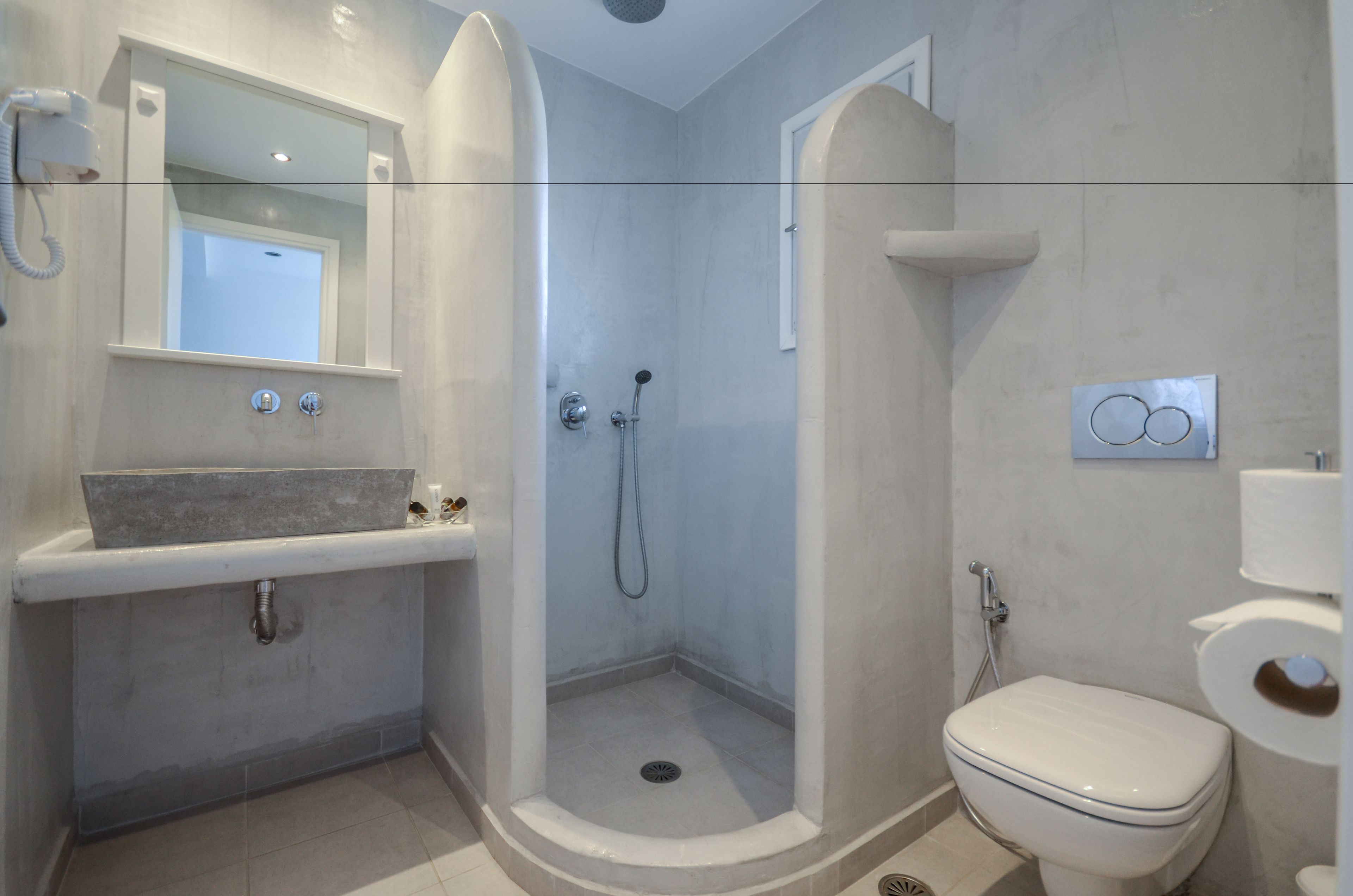 free toiletries, hair dryer, towels