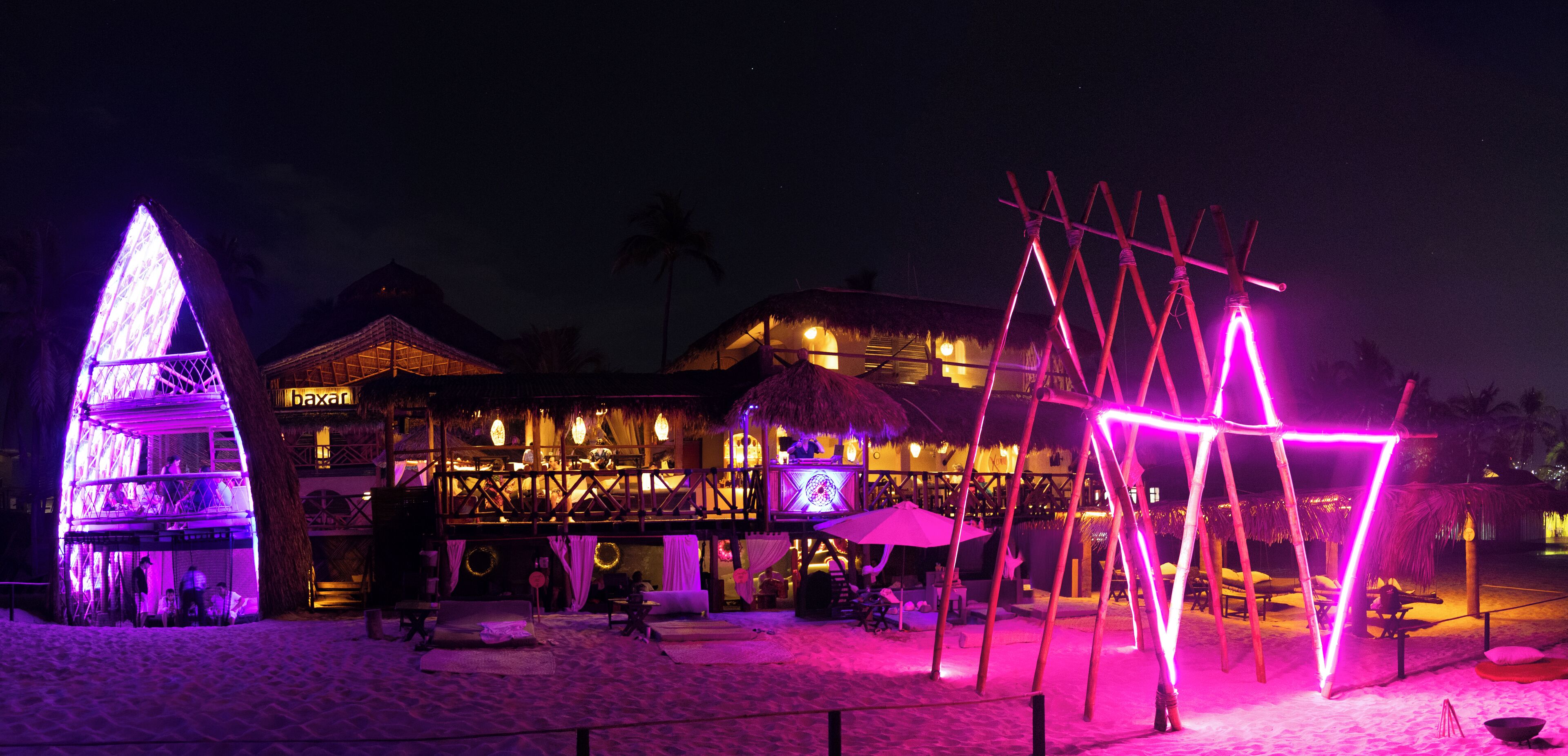 En la playa y masajes en la playa 