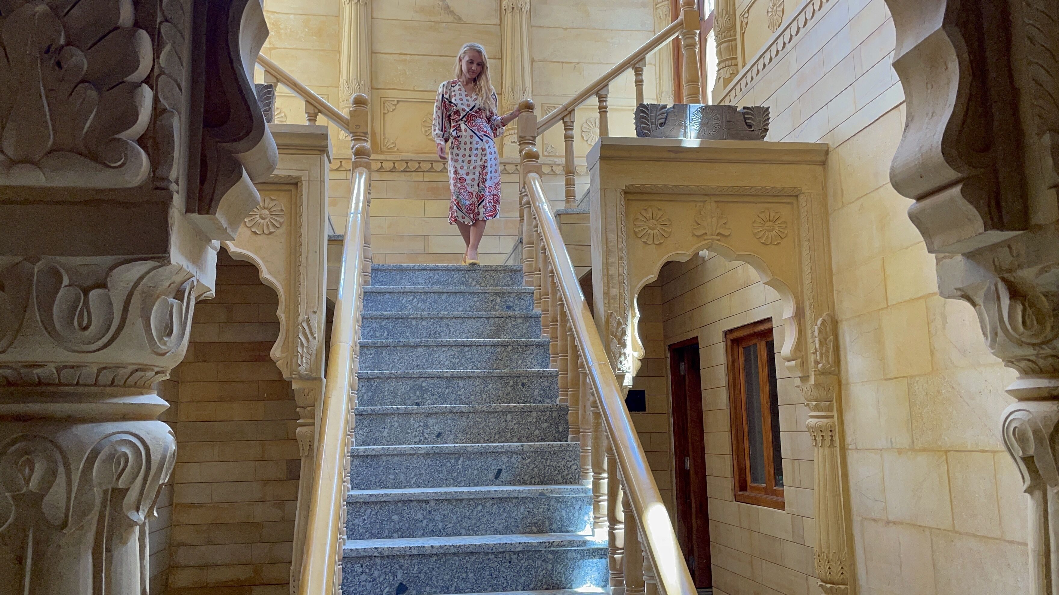 Interior entrance