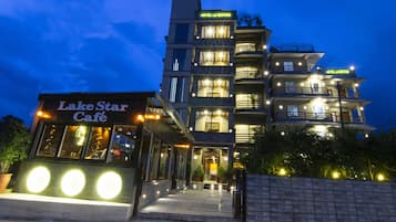 Front of property – evening/night