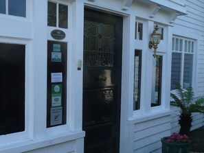 Entrada de la propiedad