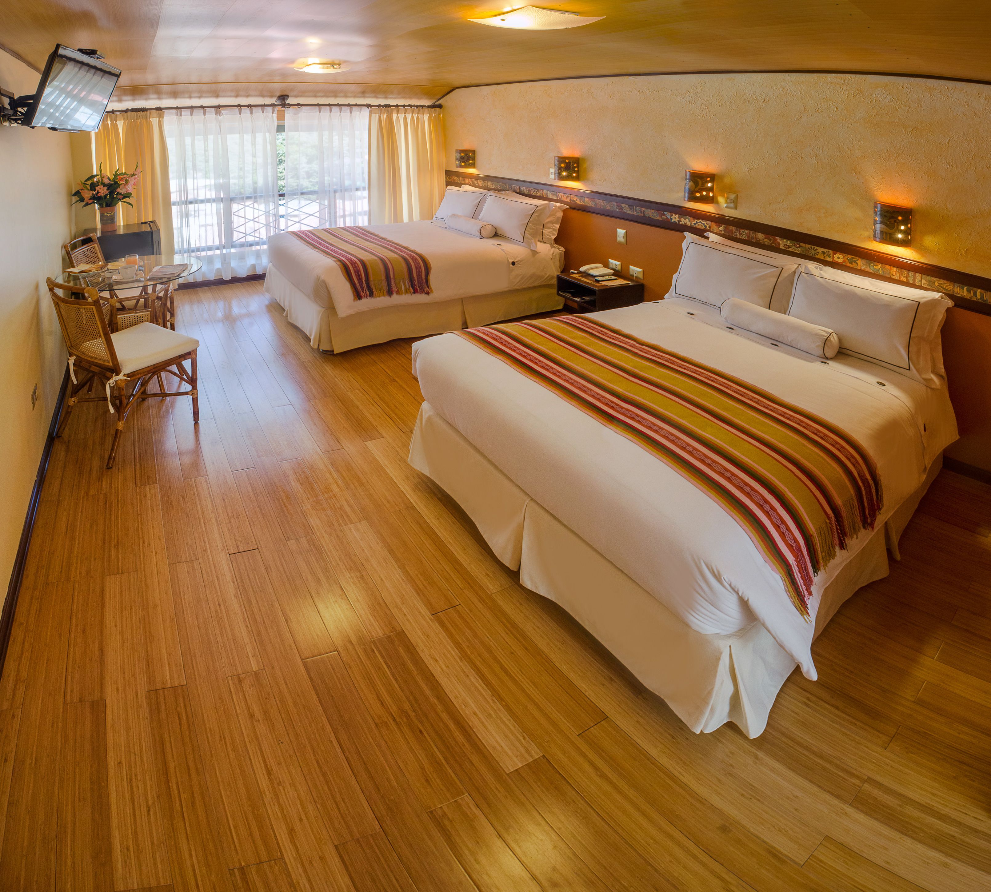 standard quadruple room | premium bedding, minibar, in-room safe, desk