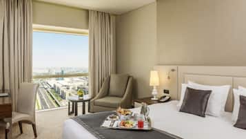 Premium bedding, minibar, in-room safe, blackout curtains
