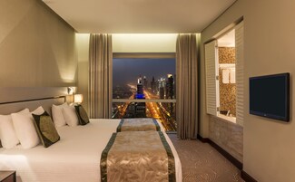 Premium bedding, minibar, in-room safe, blackout drapes