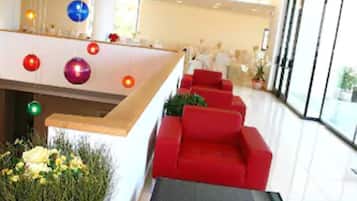 Lounge i lobbyen