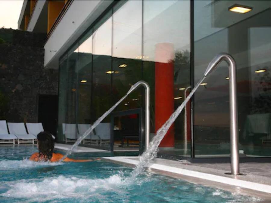 Indoor pool, outdoor pool