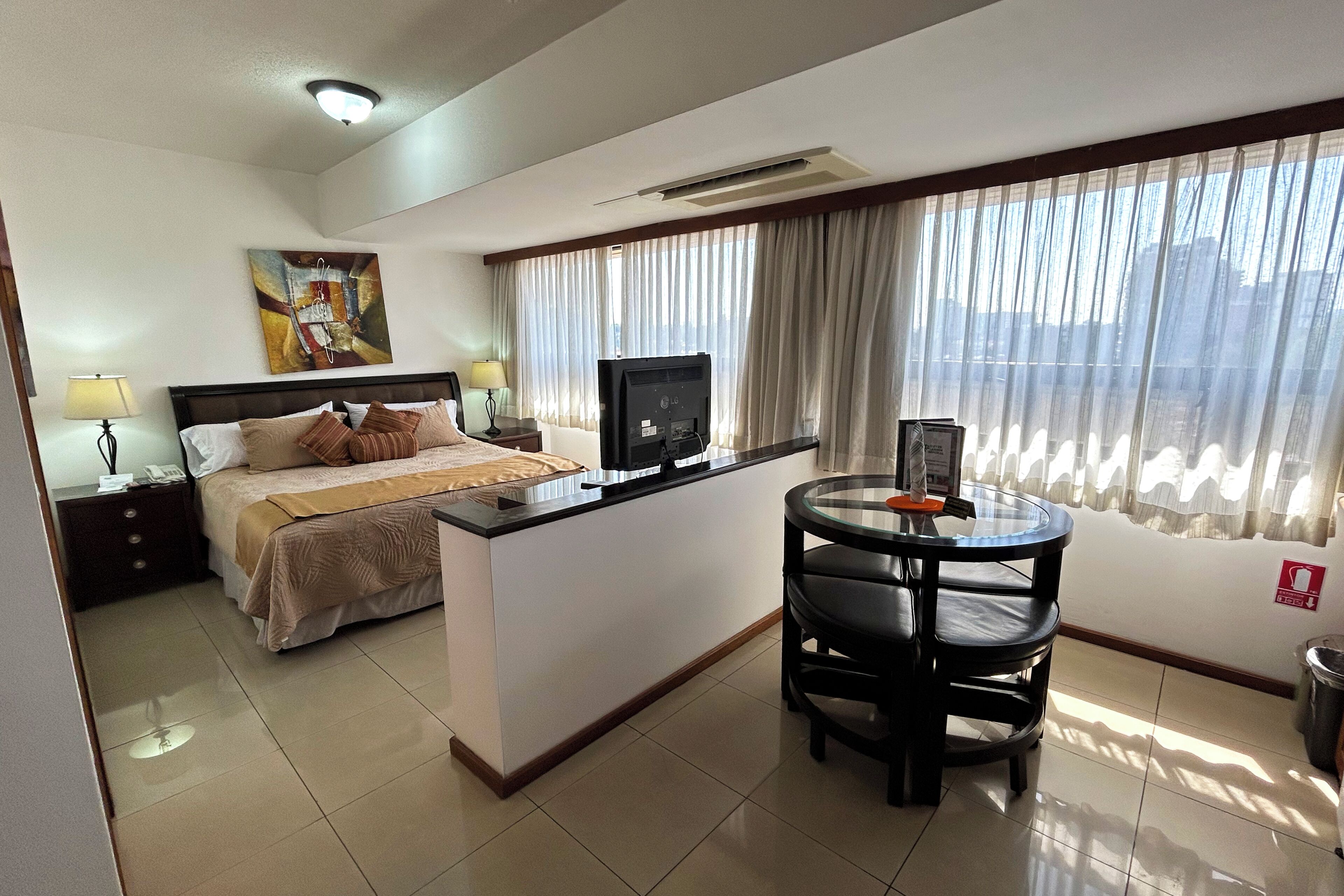 In-room safe, desk, blackout curtains, iron/ironing board