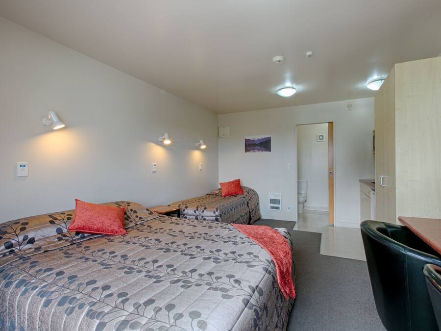 Desk, blackout drapes, iron/ironing board, free WiFi