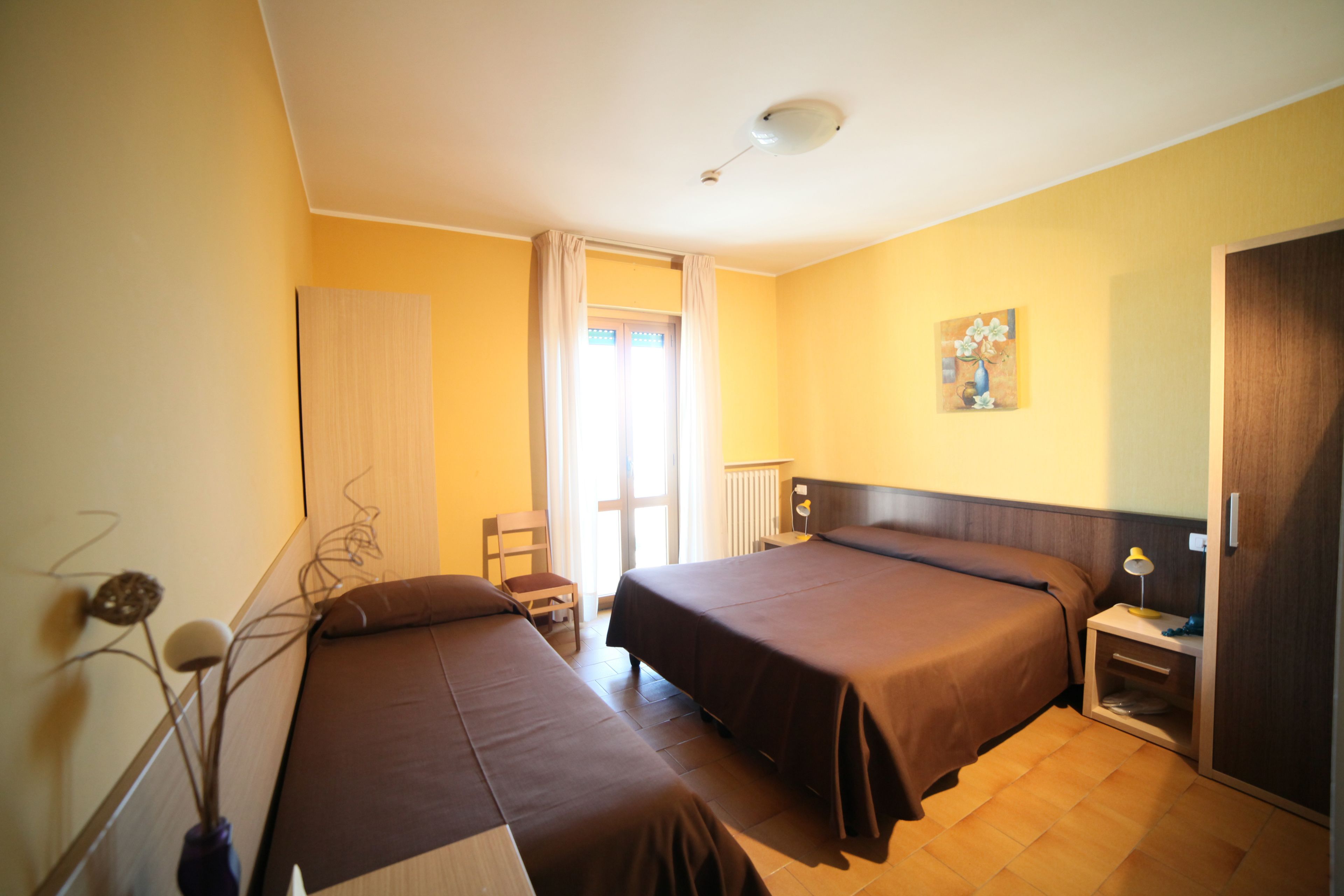 classic triple room, sea view | frette italian sheets, premium bedding, down duvets, tempur-pedic beds