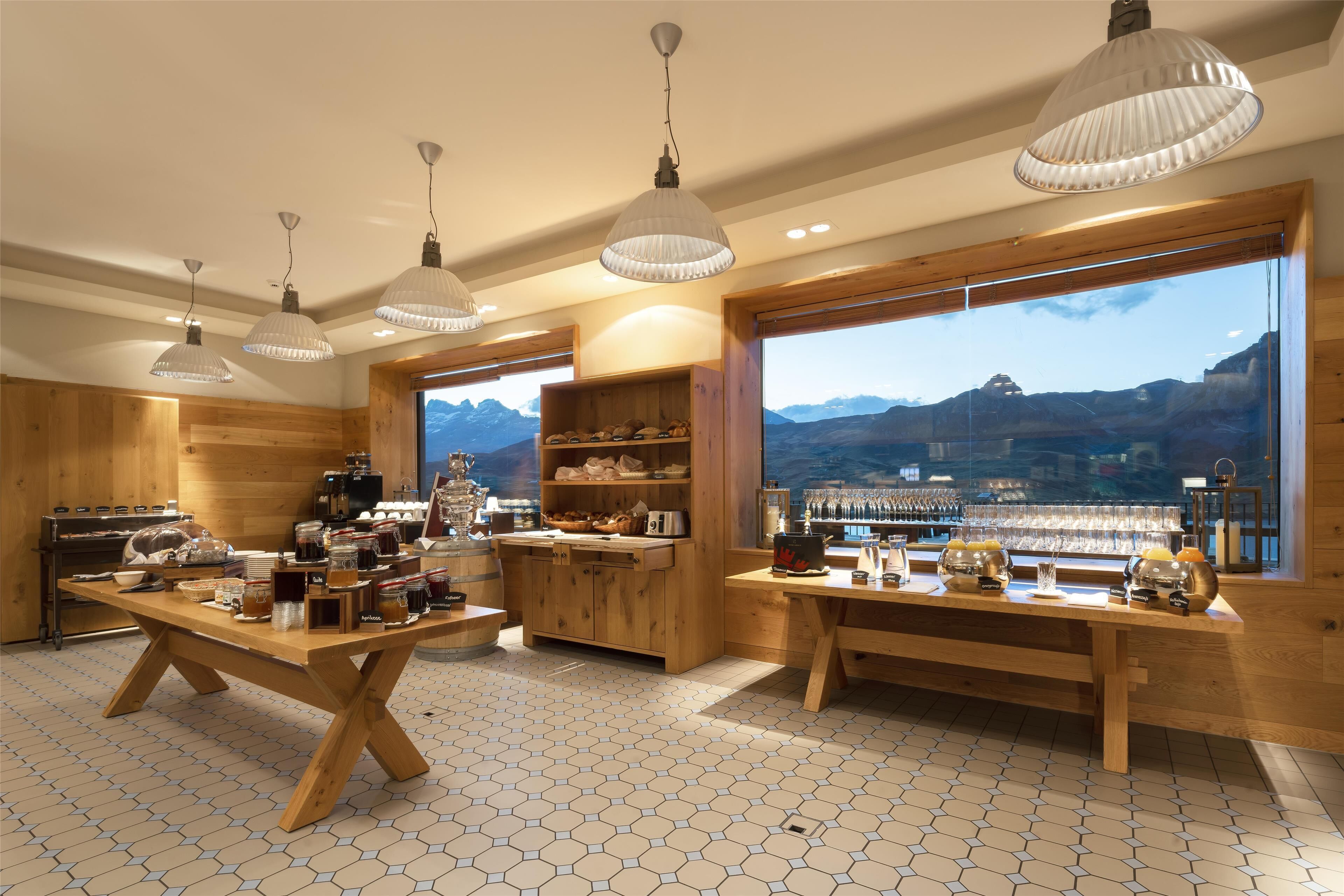 daily buffet breakfast (chf 35 per person)