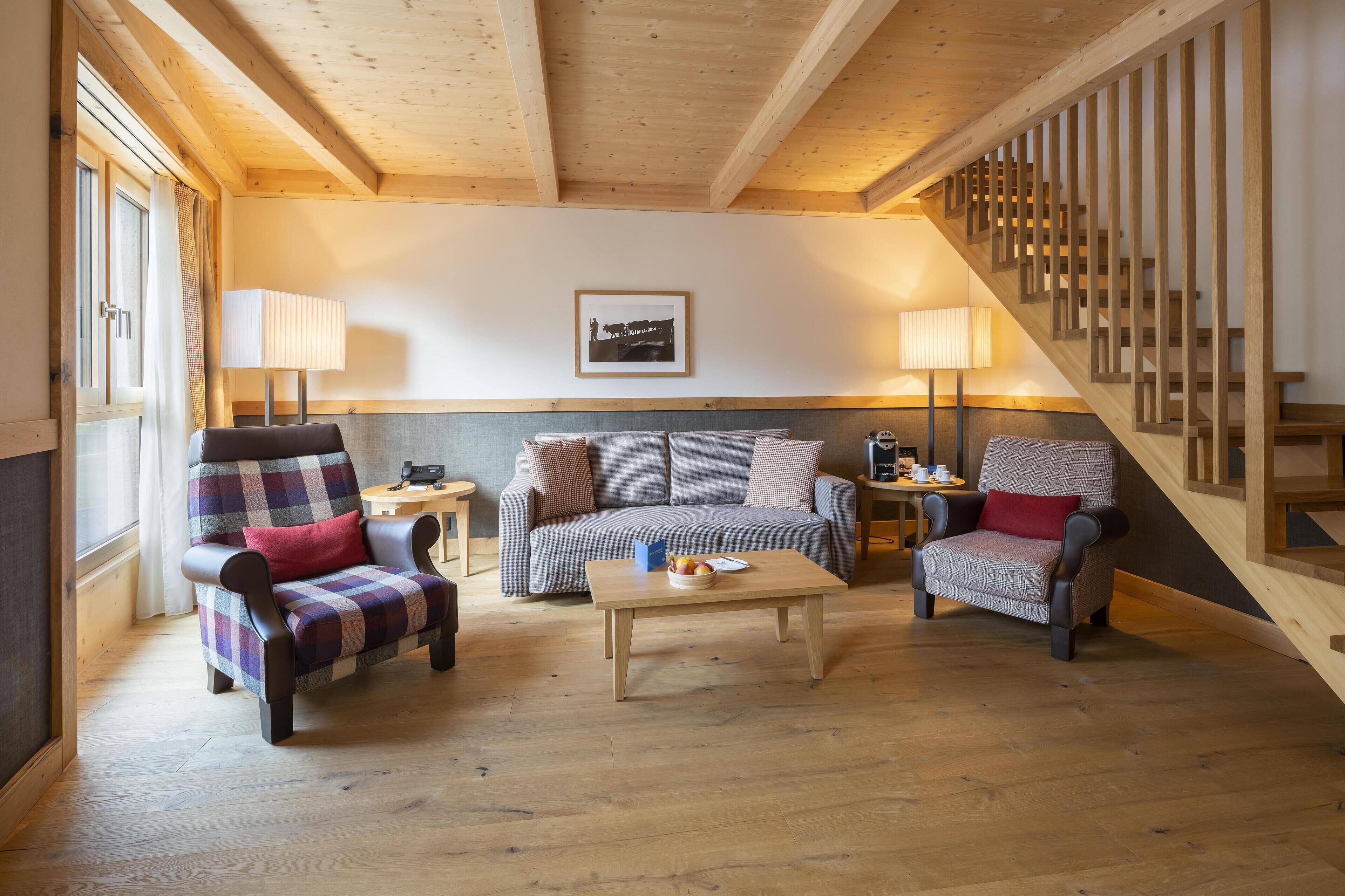 junior suite (maisonette) | premium bedding, down duvets, minibar, in-room safe