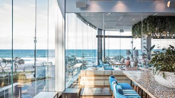 Lunch, dinner served; Mediterranean cuisine, ocean views