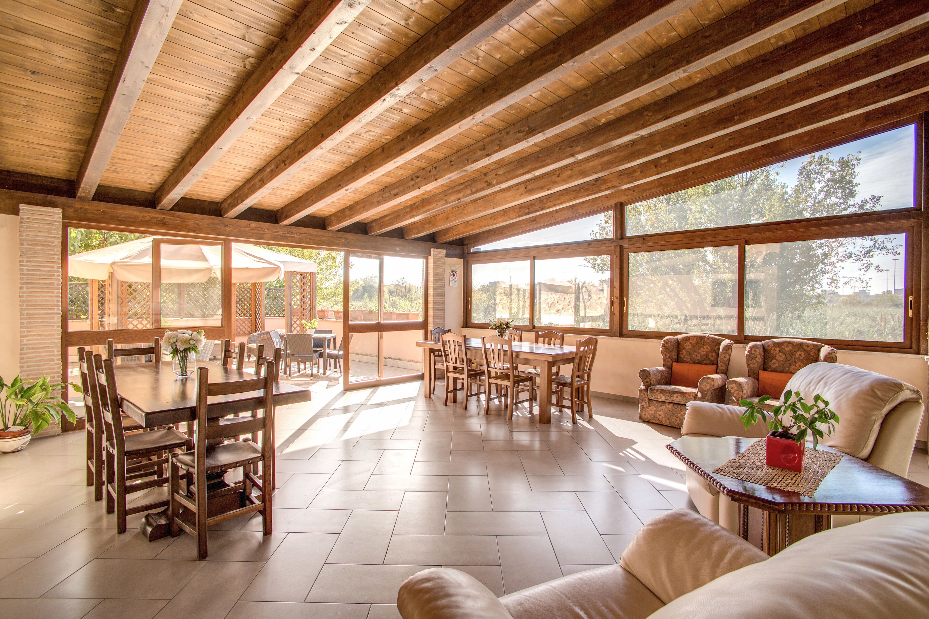 Blick von der Unterkunft