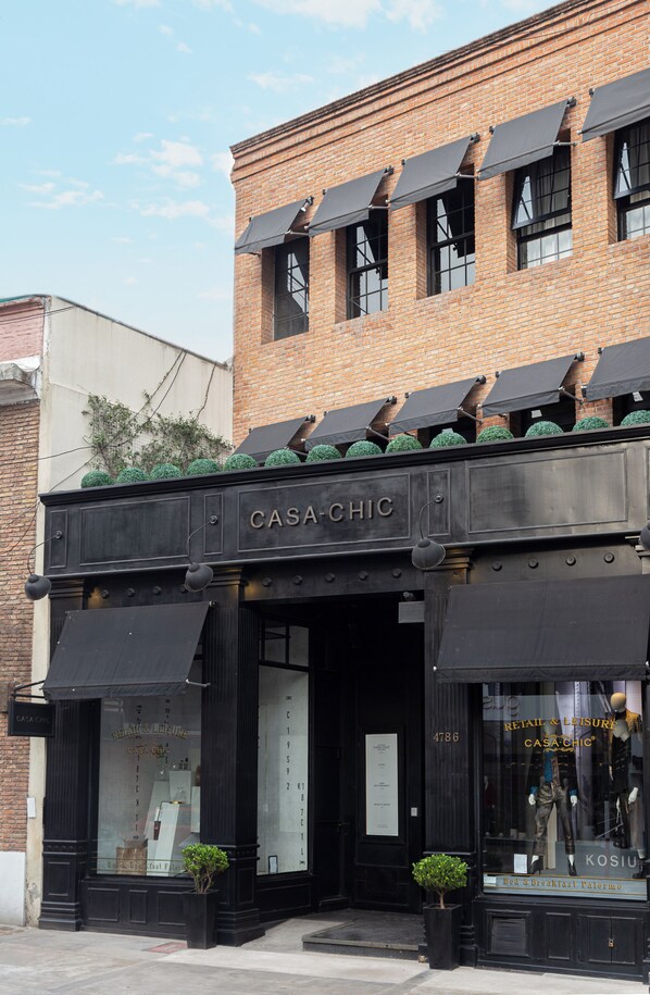 Fachada de la propiedad