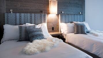 Quarto design, sacada | Roupas de cama premium, edredons de pluma, individualmente decorados