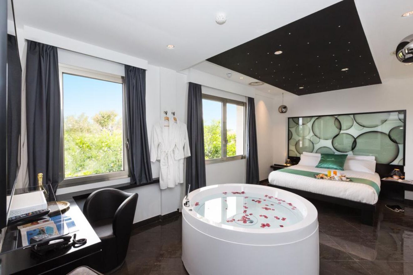 Suite (Watercolor) | Literie de qualité supérieure, mini-bar avec articles gratuits