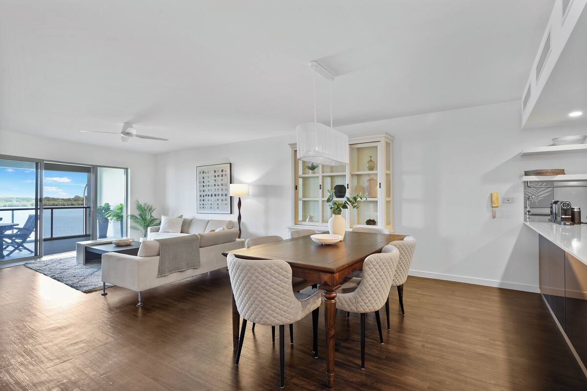 Deluxe Two Bedroom Apartment | Living area | LCD TV