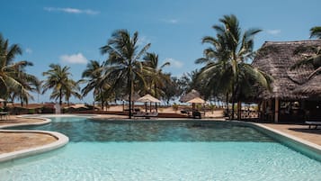 2 outdoor pools, open 7:00 AM to 6:30 PM, sun loungers
