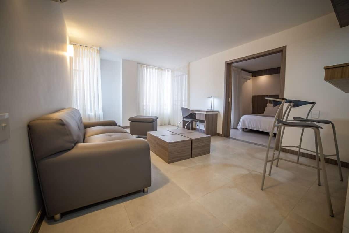 Hypo-allergenic bedding, down duvets, minibar, in-room safe