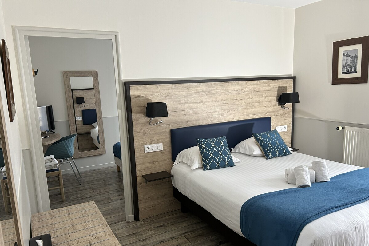 Familiekamer | Luxe beddengoed, Tempur Pedic-bedden, een gratis minibar