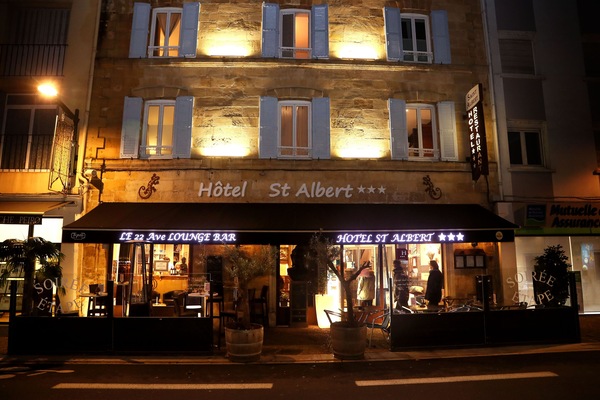 Façana frontal de l'allotjament