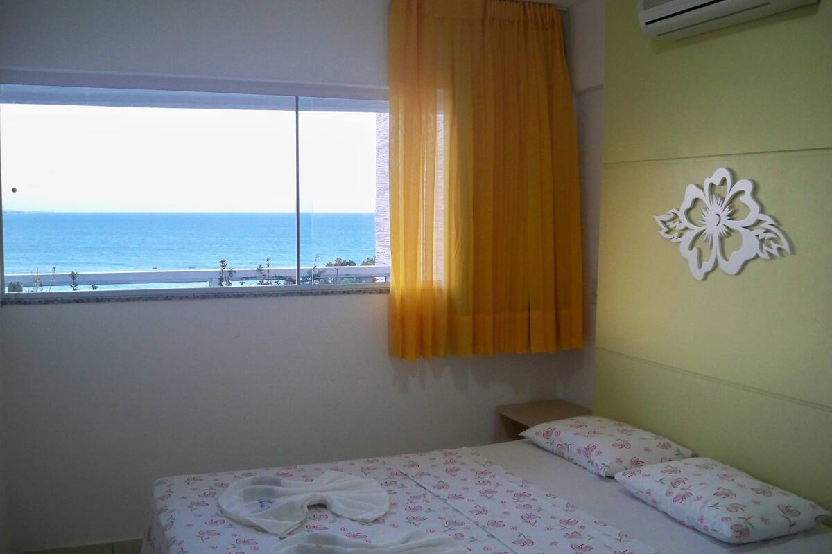 Apartamento de 1 Quarto com Vista Mar | Safe på rommet, strykejern/-brett, wi-fi (inkludert) og sengetøy