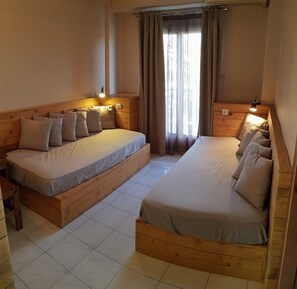 Apartment, 1 Bedroom, Garden View | Living room | 32-inch LCD TV with satellite channels, TV - Anemos Hotel (Kassandra)