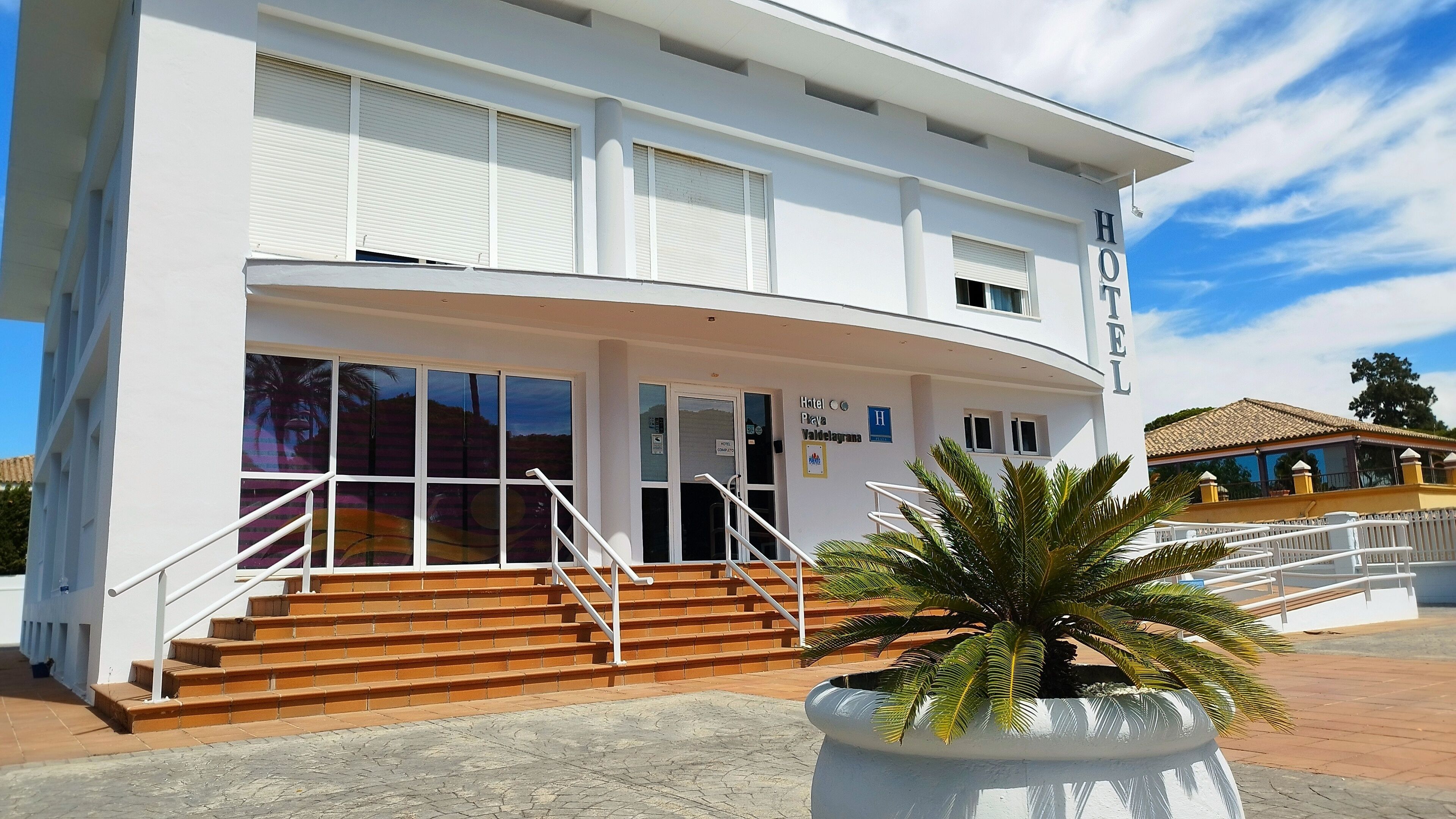 Facciata della struttura