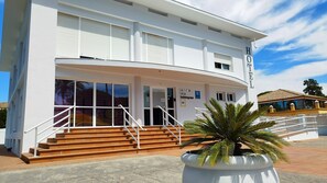 Majoituspaikan julkisivu