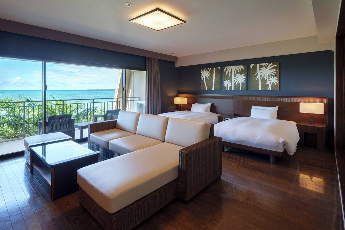 Chambre Familiale, non-fumeurs (Deluxe, Main Building Ocean's Wing) | Vue de la chambre