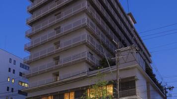 Front of property – evening/night