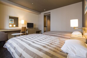 Down duvets, desk, free WiFi, bed sheets - Ark Hotel Kyoto (Kyoto)