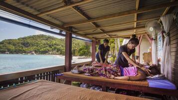 Couples treatment room(s), hot stone massages, deep-tissue massages