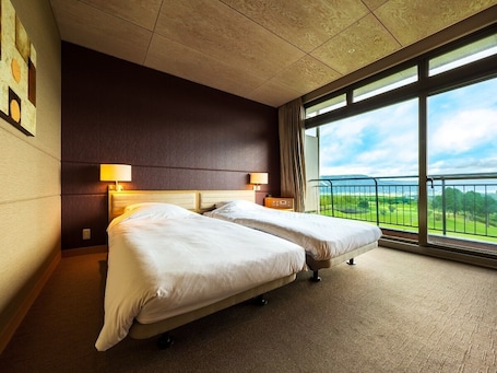 In-room safe, desk, blackout drapes, iron/ironing board. Aso Resort Grandvrio Hotel