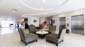 Sitteområde i lobbyen